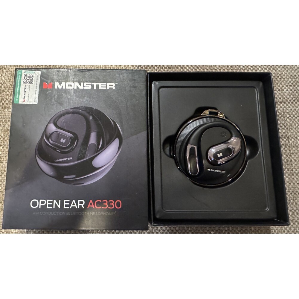Monster Open Ear Headphones AC330, Wireless Earbuds Bluetooth 5.4 New